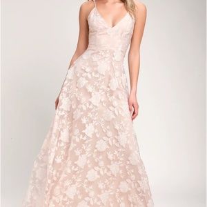 Lulus Blush Pink Dress- Size M